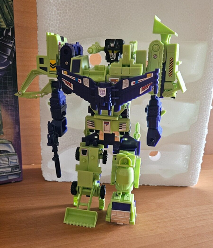 TRANSFORMERS G1 DEVASTATOR NUOVO MARCHIATO TAKARA HASBRO CON SCATOLA E MANUALI - Foto 11 di 11