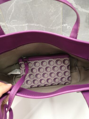 Calvin Klein Jeans Shoulder Bag + Hand Bag Purple - Picture 8 of 11