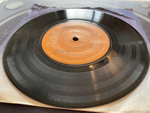 LOU REED / BOWIE / RONSON NM RCA 45RPM WALK ON THE WILD SIDE + PERFECT DAY 1972. - Picture 14 of 15