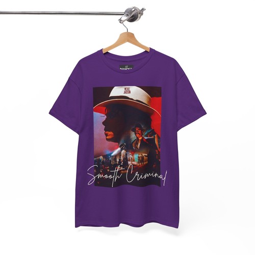 Michael Jackson Smooth Criminal Ricky P T Shirt Unisex Heavy Cotton Tee - Picture 88 of 109