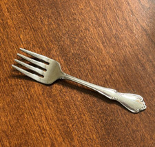 Vintage ONEIDACRAFT DELUXE "CHATEAU" Stainless BABY FORK Glossy