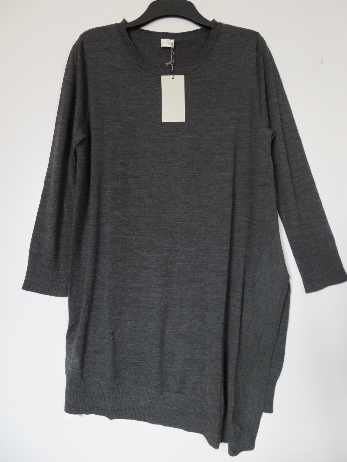 RRP POETRY, 16 UK, 100% Lana Merino Merino Merino Double Front Strati Asimmetrico Tunica dbb19b RRP POETRY, 16 UK, 100% Lana Merino Merino Merino Double Front Strati Asimmetrico Tunica dbb19b