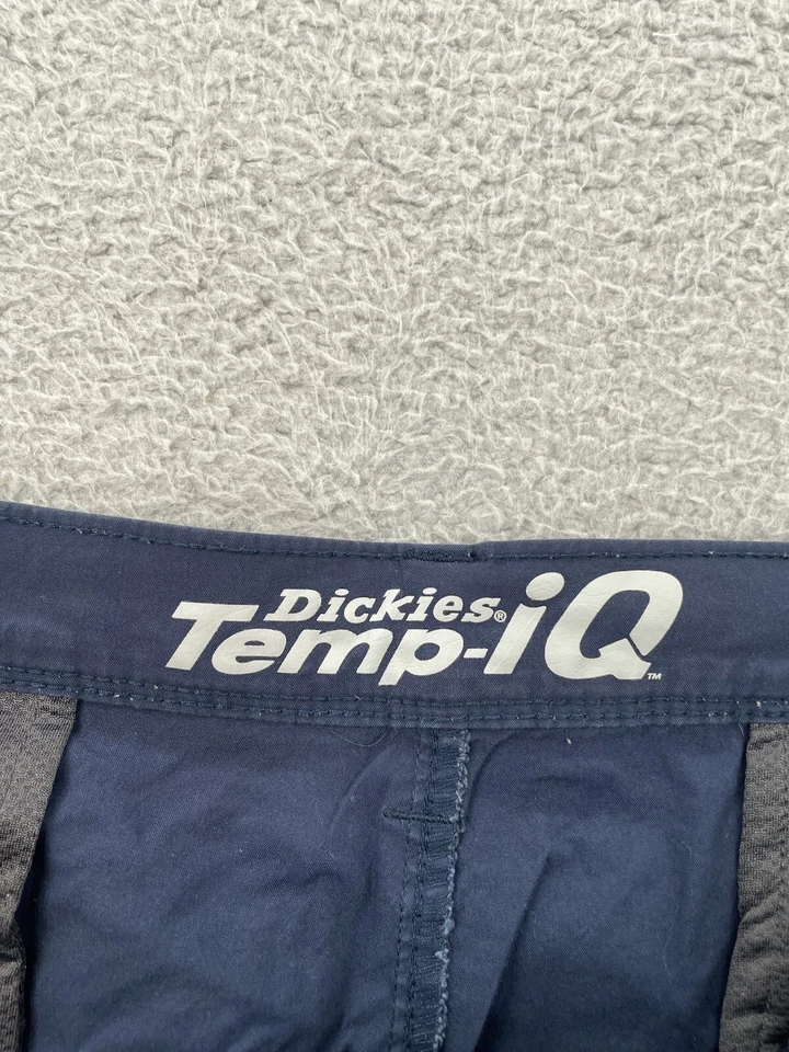 Pantalones Cortos Dickies Temp IQ Para Hombre Talla 40 Azul Marino Calce Clásico Ropa de Trabajo Ligera Foto 3 de 4
