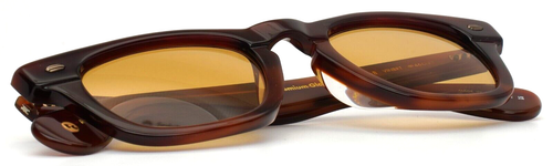 Garrett Leight Lo-B Vinbrt/pmp Vintage verbrannte Schildkröte Sonnenbrille 46-23-145 B - Bild 14 von 16