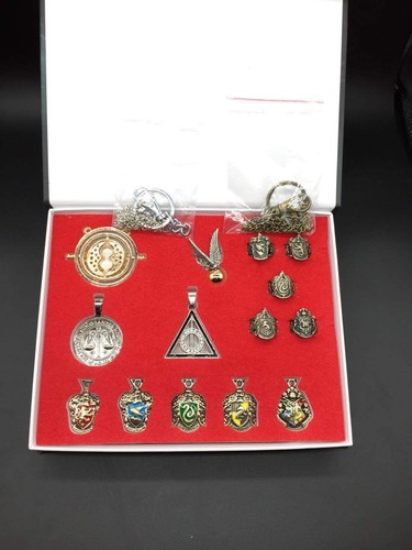 14 PCS Harry Potter wand Magical wands rings necklace decorate Gift cosplay game - Picture 4 of 5