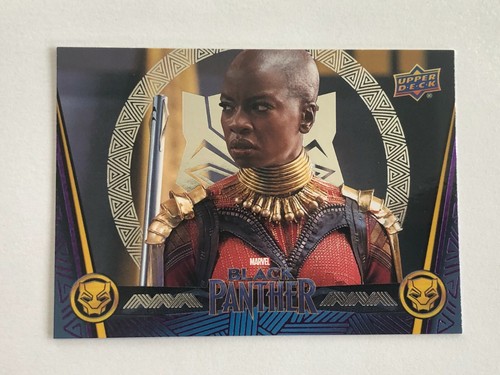 CUBIERTA SUPERIOR MARVEL PANTERA NEGRA PELÍCULA LÁMINA PLATEADA TARJETA PARALELA ÚNICA - PARA CONJUNTO - Imagen 34 de 45