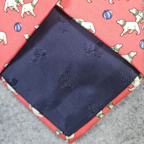 Brooks Brothers Makers All Silk Neck Tie 60x3.75 Red Polar Bears & Beach Balls - Picture 4 of 7