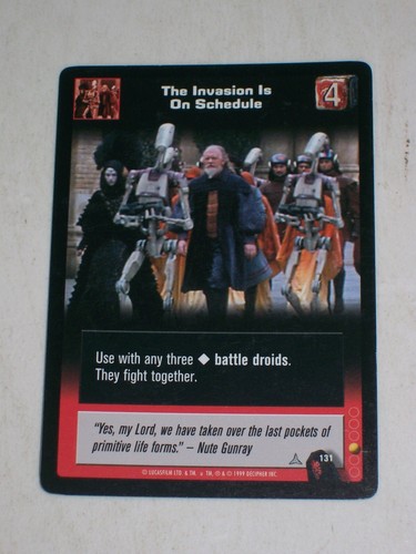 1999 Decipher Star Wars Young Jedi Menace Maul CCG U Pick Rabatt auf mehrere - Bild 40 von 44