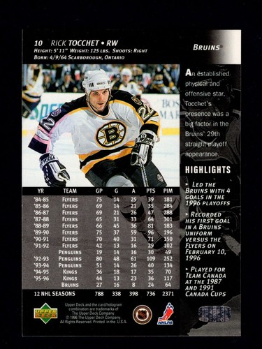 1996-97 Upper Deck Series 1 Base Hockey Cards You Pick - Picture 73 of 1,021