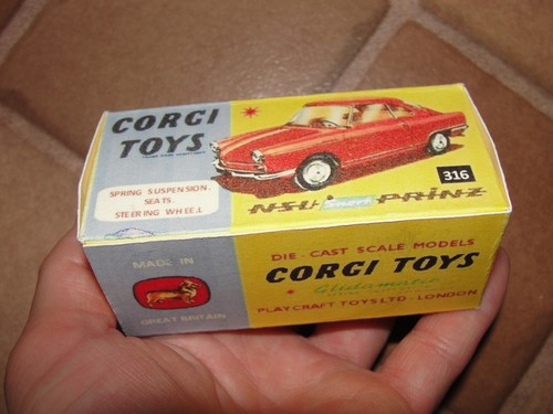 CORGI TOYS 316 NSU SPORT PRINZ - Picture 8 of 11