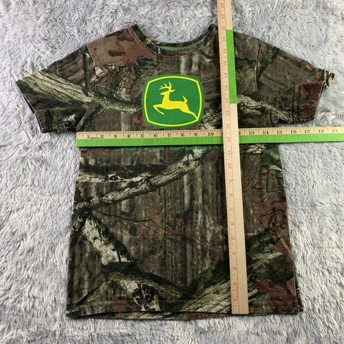 John Deere Shirt Youth Small Camouflage Camo Hunting Farming Break-Up Country - Picture 5 of 10