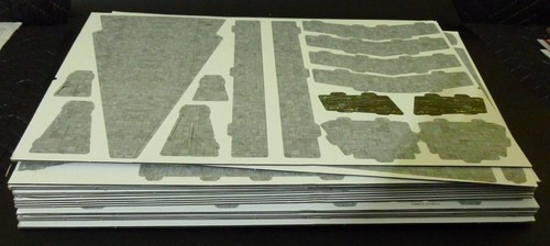 Star Wars Papiermodellbausatz Imperial Star Destroyer Set ~ Open Box 2 Teile fehlen - Bild 6 von 10