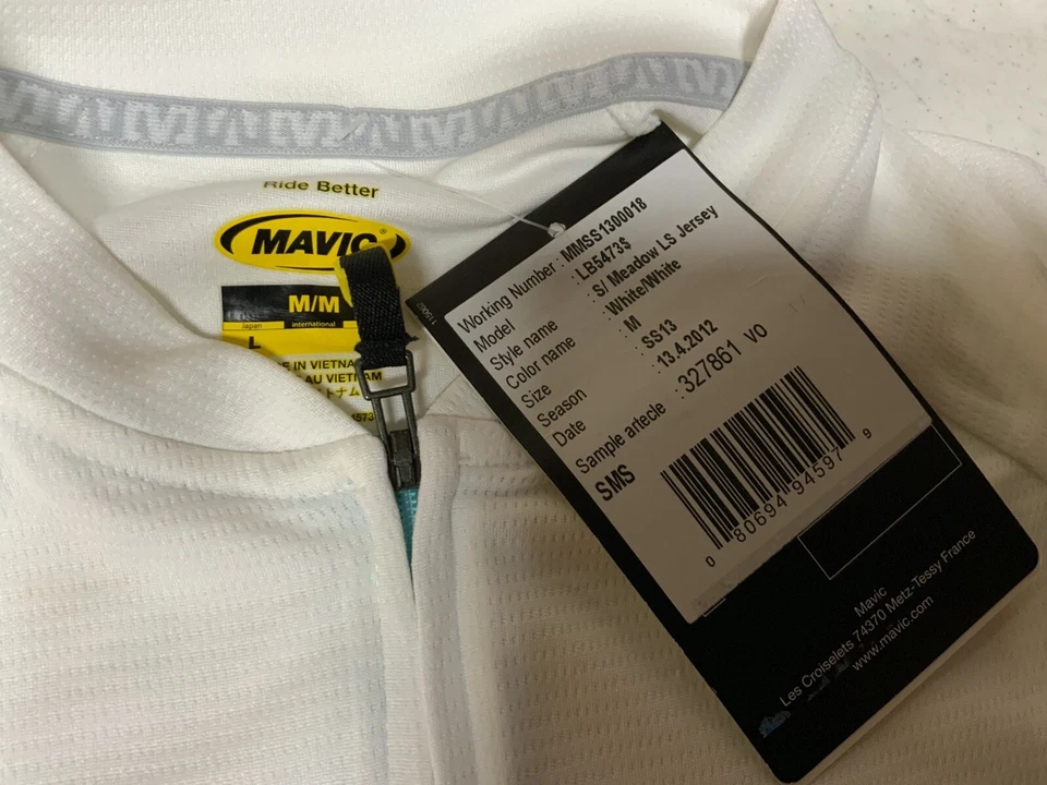Camiseta de ciclismo para mujer Mavic Meadow manga larga nueva con etiquetas talla M #4 Foto 2 de 4