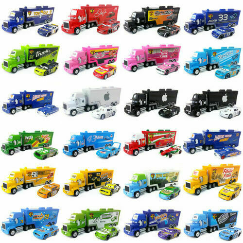 Disneys Pixar Cars Lightning McQueen Chick Hicks 1:55 Diecast Toys Trucks Loose - Picture 4 of 62