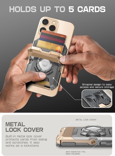SUPCASE Magnetic Airtag Wallet for iPhone 16/15/14/13/12 Series w/ AirTag Holder - 第 2/27 張圖片