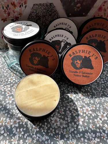 Ralphie J's Tattoo Butter - Körper Hautcreme - 1oz. Rindertalg Hautpflege - Bild 2 von 5