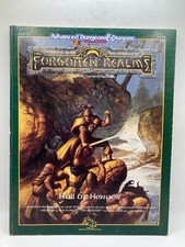 Advanced Dungeons and Dragons Forgotten Realms HALL OF HEROES TSR 9252