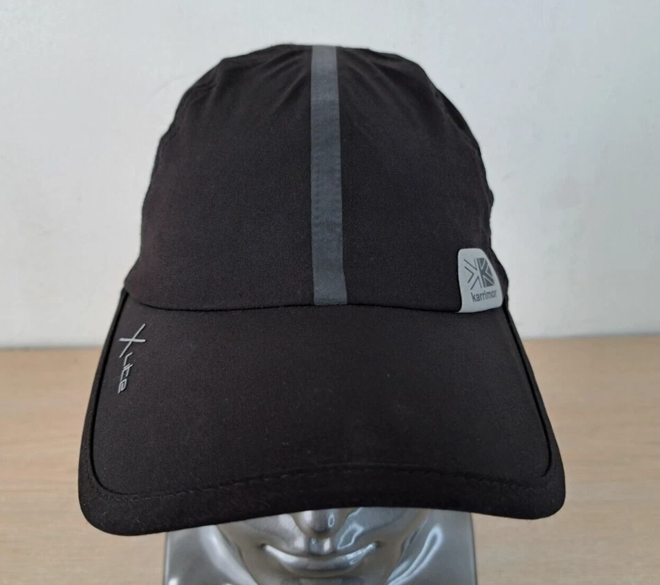 KARRIMORE XLITE DRYX ADJUSTABLE STRAPBACK RUNNING HAT/CAP, BLACK TENNIS/OUTDOOR - image 3 of 4