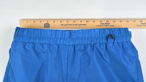 Vintage Columbia Ski Snow Pants Womens L Blue Purple Retro Windbreaker Nylon 90s - Picture 11 of 13