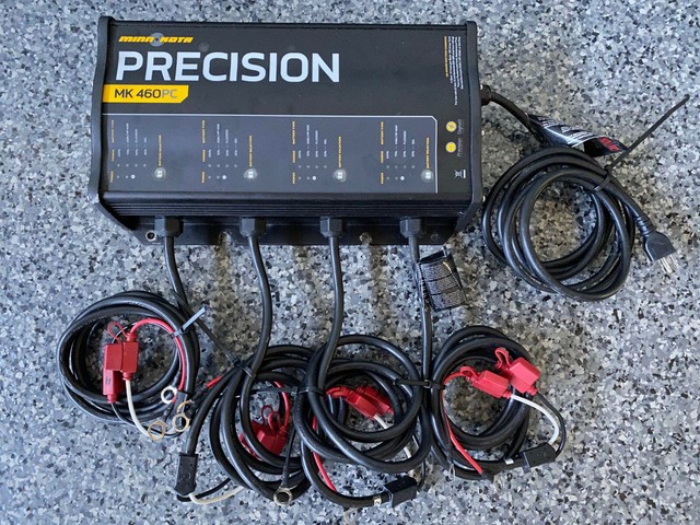 minn kota 4 bank battery charger