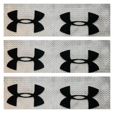 3 Under Armour Iron On Logos 2" Inches Heat Transfer Vinyl HTV White 3 Under Armour Iron On Logos 2" Inches Heat Transfer Vinyl HTV White