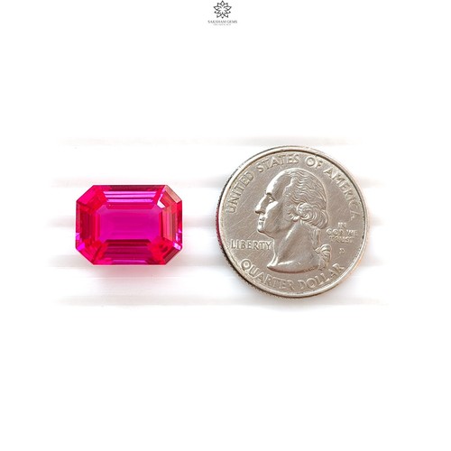 Synthetic Manmade Multi Color Gemstone Octagon Shape Faceted Cut 1pc, 3pcs Set - Picture 5 of 16