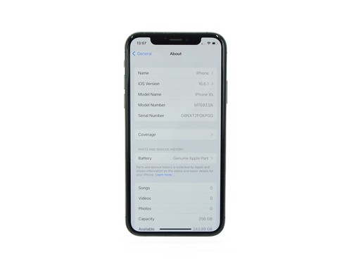Apple iPhone XS 256GB Black A2098 MTE02J/A - Unlocked Simfree From Japan - Picture 11 of 18