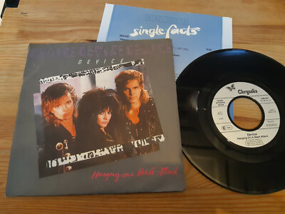 7'' Pop Device - Hanging On A Heartattack (2 Song) CHRYSALIS Presskit