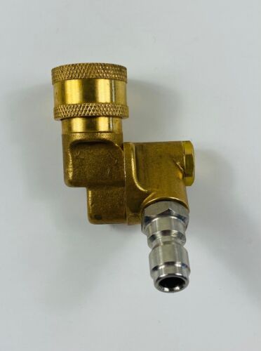 Pressure Washer Pivoting 1/4" Quick Connect Coupler 4500 PSI 3 Angles - Picture 2 of 2