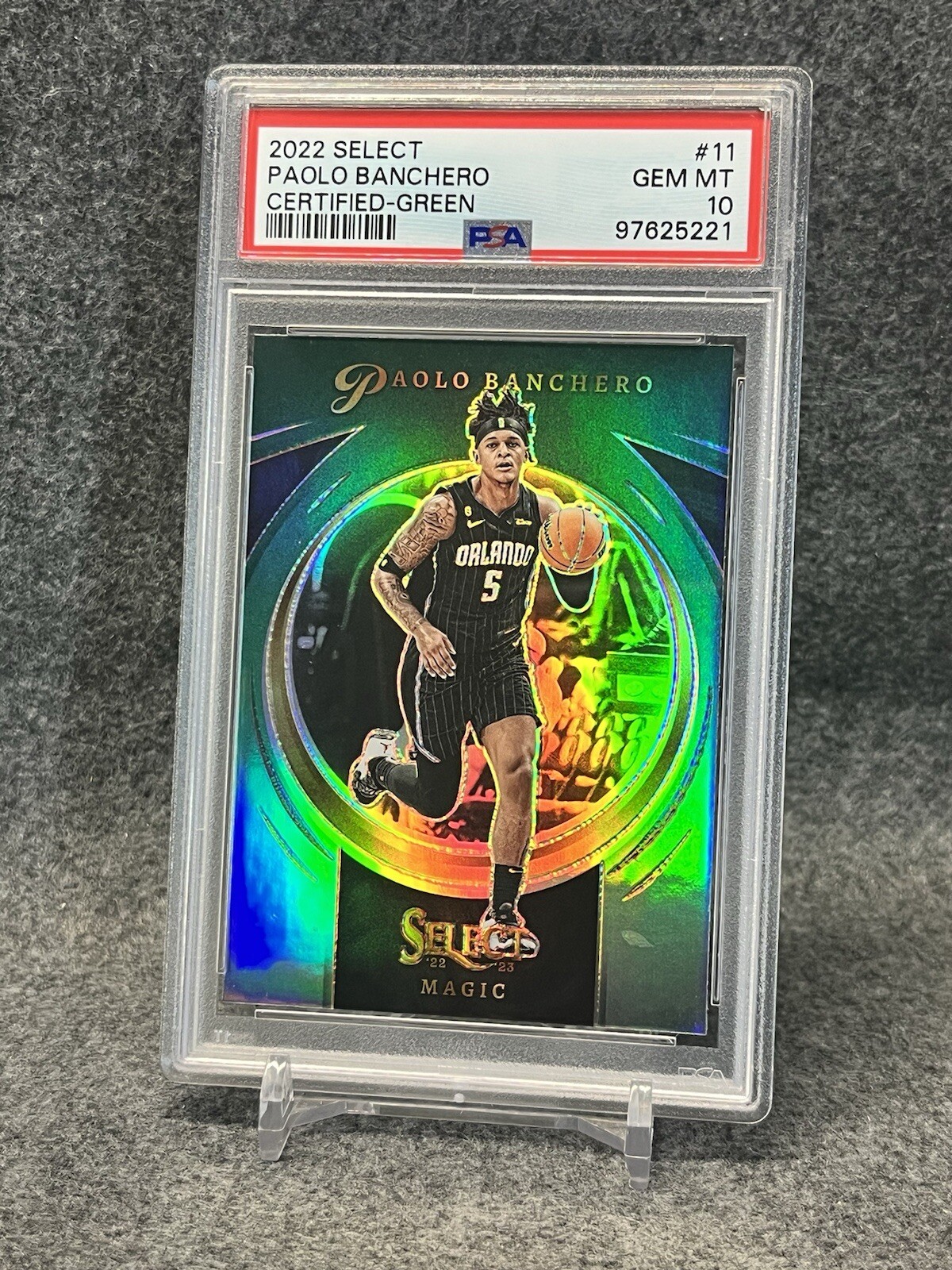 2022-23 Select Certified Paolo Banchero ROOKIE Green Psa 10!!