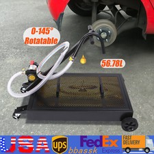 Low Profile Oil Drain Pan 15 Gallon Oil Drain Pan With Pump Oil Change Pan.