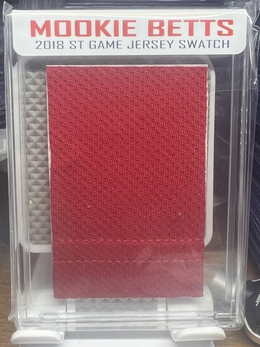 Mookie Betts 2018 Boston Red Sox Game Worn Jersey Swatch  - Picture 3 of 5