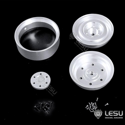 LESU Aluminium Alloy Wheel Hubs Parts for 1/10 RC Crawler Truck Cars RAVE-UM406 - Foto 7 di 10