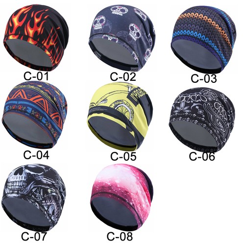 Cooling Skull Cap Helmet Liner Do Dew Rag Sweat Wicking Beanie Cap Head Wrap Hat - Bild 15 von 44