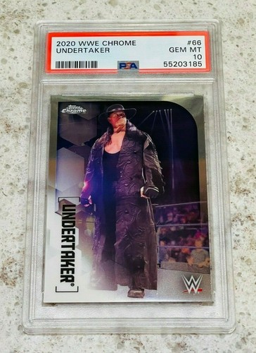 Topps WWE 2020 cromo #99 Undertaker PSA 10 gemas como nuevo  - Imagen 1 de 3