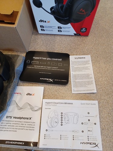 HyperX - Cloud Core Wireless DTS Headphone *NO USB Wireless Adapter* - Picture 4 of 6