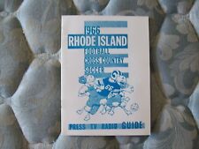 1966 RHODE ISLAND FOOTBALL MEDIA GUIDE Yearbook Press Book CROSS COUNTRY SOCCER