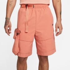 Nike Men Sportswear Tech Pack Woven Unlined Cargo Shorts Madder Root DM5592-827