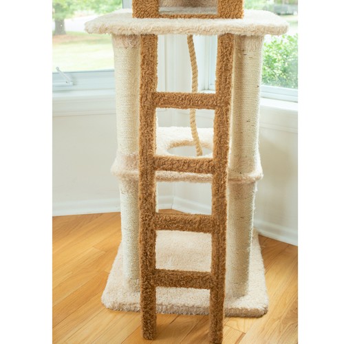 Armarkat Premium Madera Real Gato Árbol Modelo X8303, Beige - Imagen 7 de 10