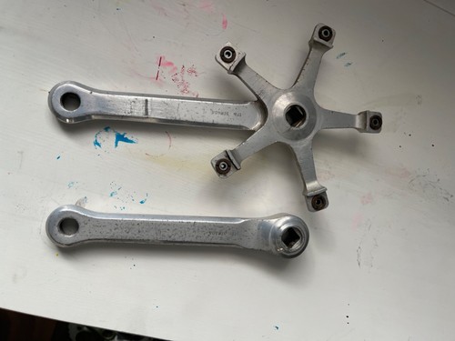 Vintage Alloy Campagnolo Strada Crank Set Dated Early 70's with 170mm arm - Picture 6 of 13