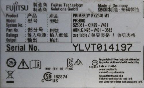 Fujitsu Primergy RX2540 M1 2x 12-Core XEON E5-2680v3 128GB DDR4 RAID 2U Server - Picture 5 of 6
