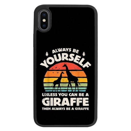 For iPhone SE4 16E 12 13 14 15 16 Pro Max cute giraffe be yourself Flexible Case - Bild 6 von 25