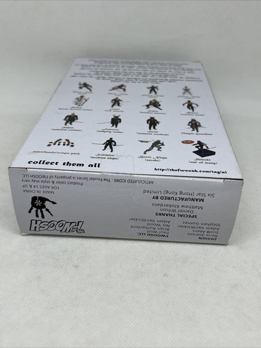 Iconos Articulados Fwoosh The Feudal Series 6" pulgadas DELUXE NINJA (BLANCO) - Imagen 8 de 8