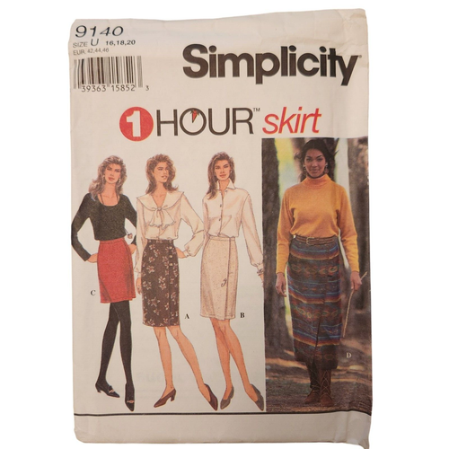 Simplicity 9140 Misses Skirt Size 16 18 20 Vintage 1994 Uncut - Picture 2 of 6