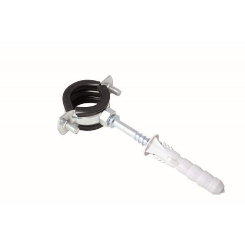Abrazadera de tubería forrada de goma con tornillo / soporte de metal de tubería / soporte de clip de acero para tubos - Imagen 2 de 2
