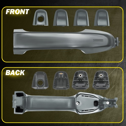 For 2012-2017 Toyota Camry Pack of 4 Rear Front Exterior Door Handle Full Set - Picture 5 of 10