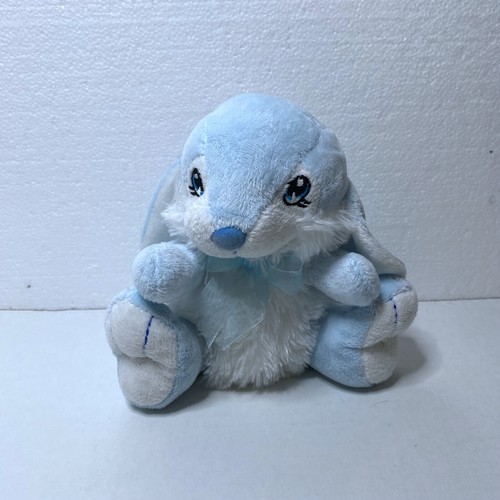 Dan Dee Bunny Rabbit Blue Plush 7" Stuffed Animal Spring Easter Soft Seated - Bild 1 von 8