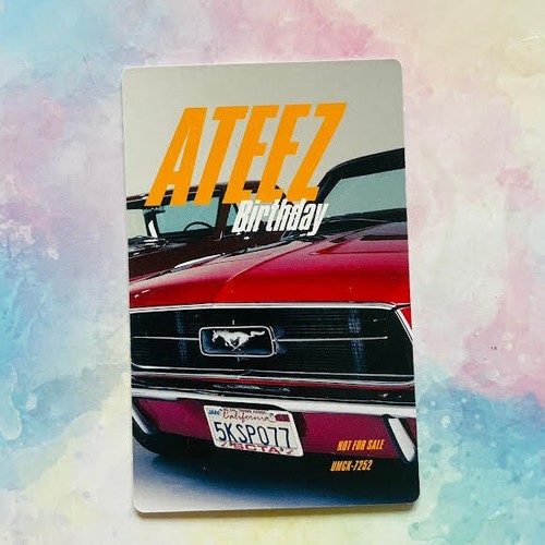 ATEEZ Birththday JAPAN 4th SINGLE Flash prise ver. Official Photo card - Picture 10 of 27