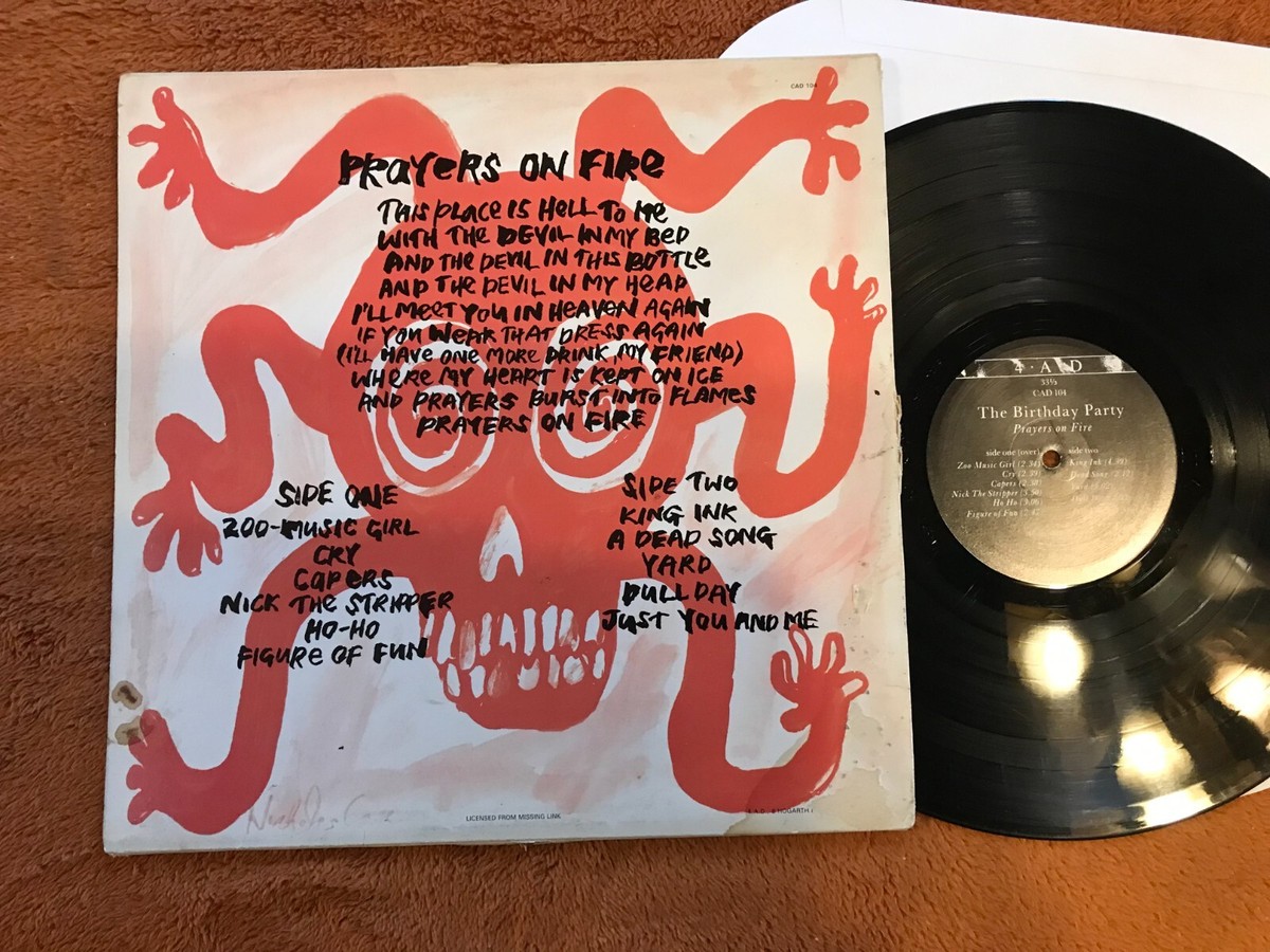 The Birthday Party Prayers On Fire LP Nick Cave 1981 UK 1st