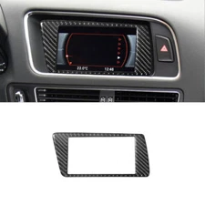 For Audi Q5 2009-2017 Carbon Fiber Interior Message Display Cover Trim Sticker